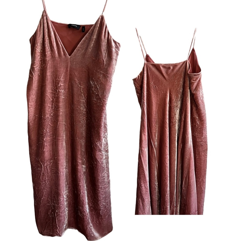 Beautiful Pink Velvet Theory Dress - Size 8